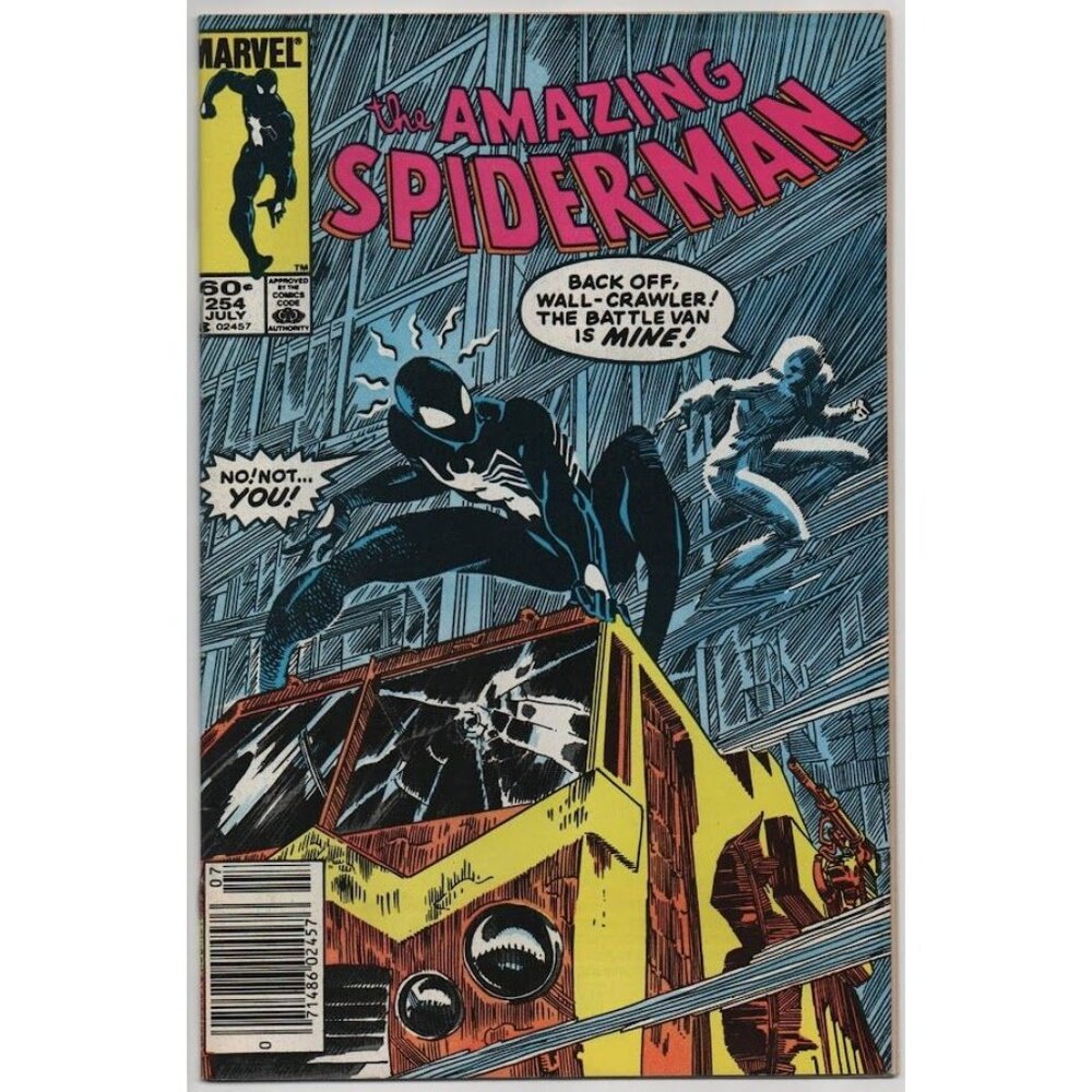 Amazing Spider-Man 254 Marvel Comics 1984 Newsstand FN/VF 7.0 Black Costume
